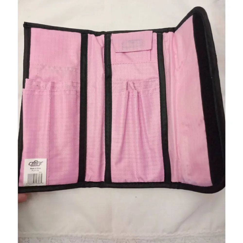 Case it pencil pouch , binder compatible, pink